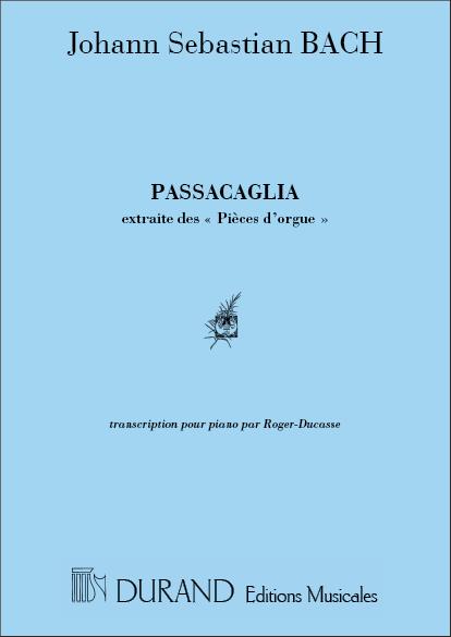 Passacaglia - Extraite Des Pieces d'Orgue - na klavír